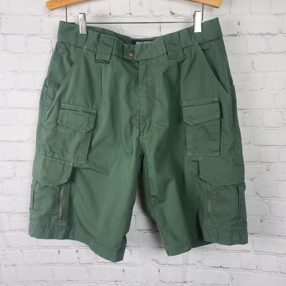 Black Hawk Warrior Wear Cargo Shorts. Olive M Sz 36.